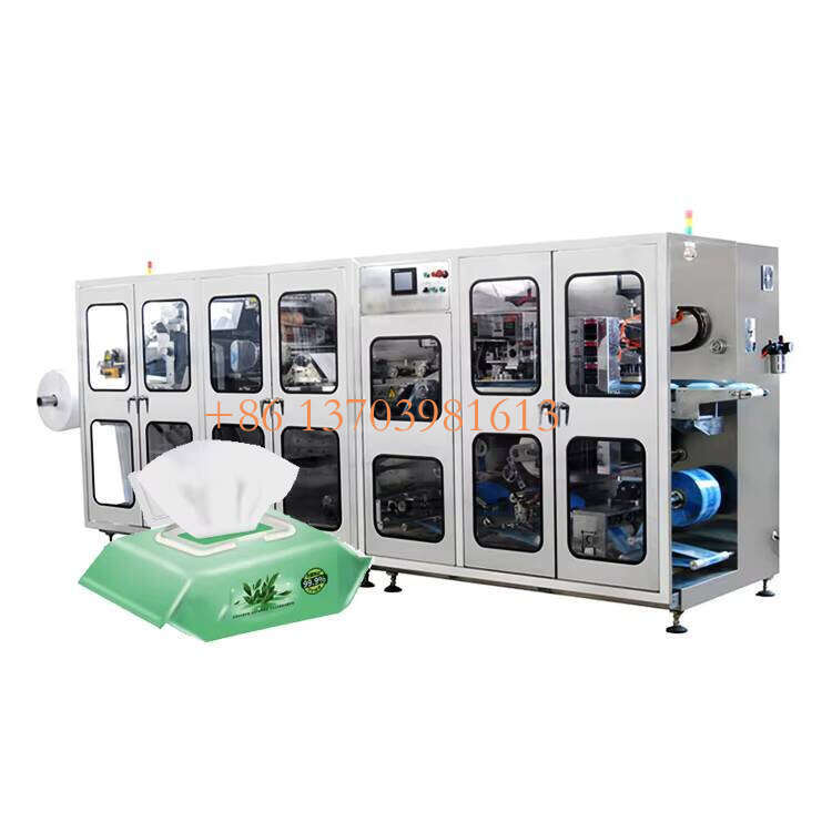 Precision Servo-Driven Wet Wipes Packaging Machine with Automated Cutting, Sealing, and Counting for Optimal Efficiency