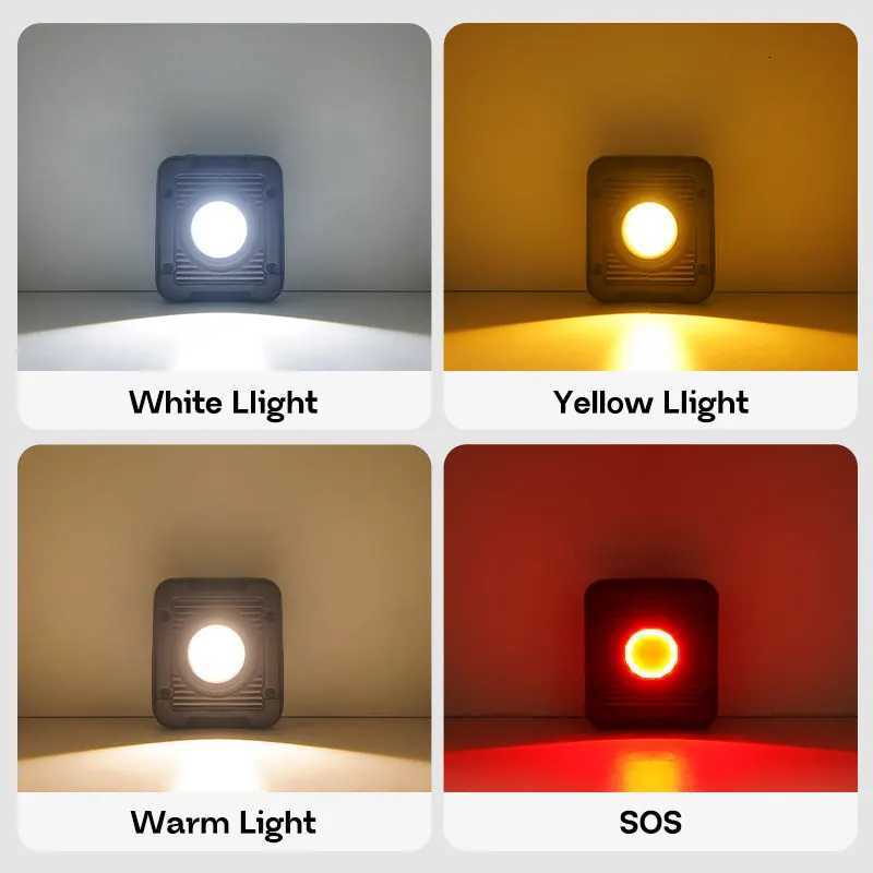 MOSLIGHTING Camping Lantern Work Floodlights Strong LED COB Hanging Tent Lamp Portable Rechargeable Outdoor Waterproof Emergency M251115