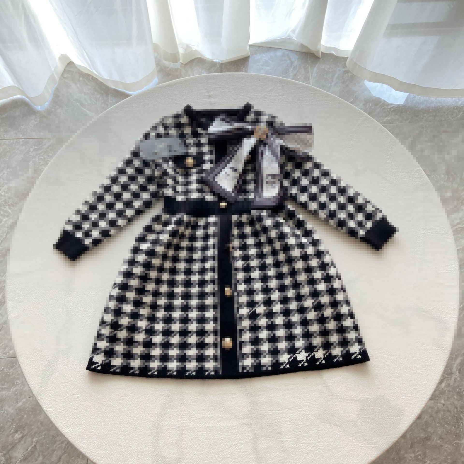 Princess Dress Baby Girls Skirts Designer Clothes For Kids Luxury A-line Skirt Children Dresses Birthday Dress Girl Knit Skirt