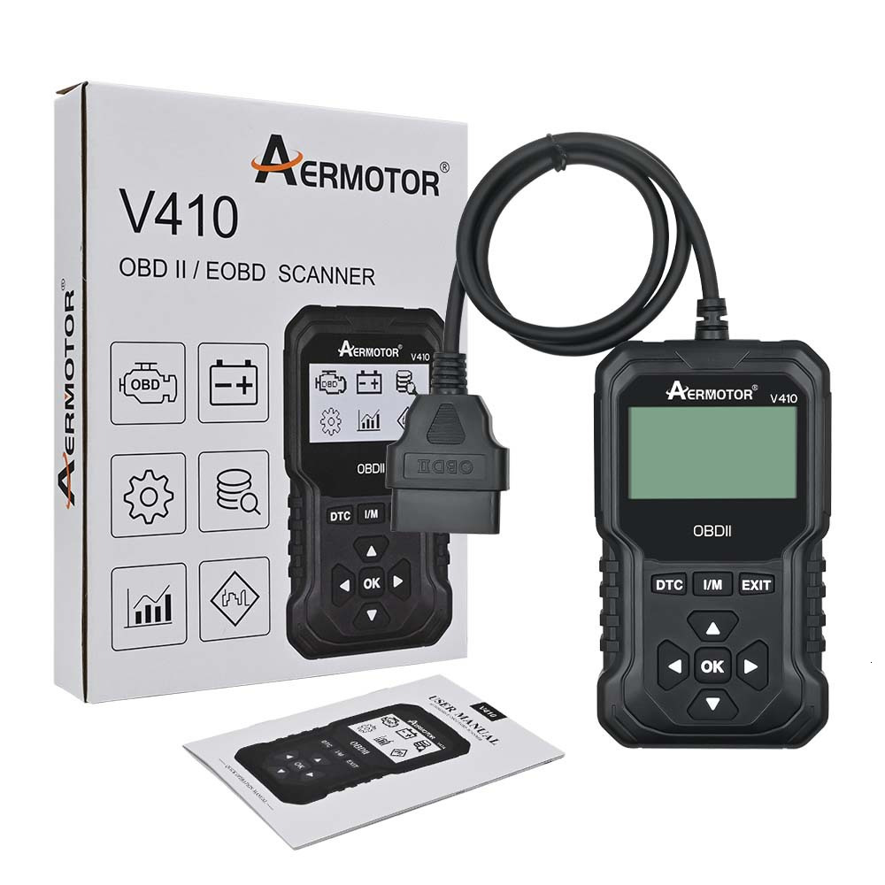 V410 Automotive Diagnostic Scanner Engine Check Automotive Code Reader OBD2 Diagnostic Tool Multilingual