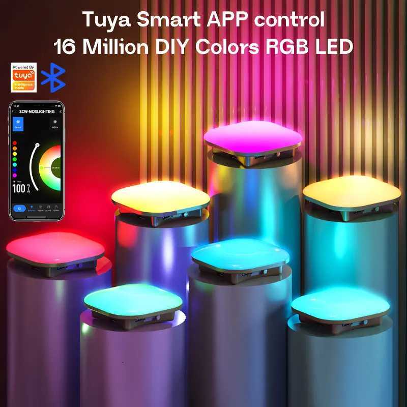 MOSLIGHTING Outdoor LED Camping Lights Charging Tent Lantern APP Graffiti Colorful Lights Night work light flashlight M251115