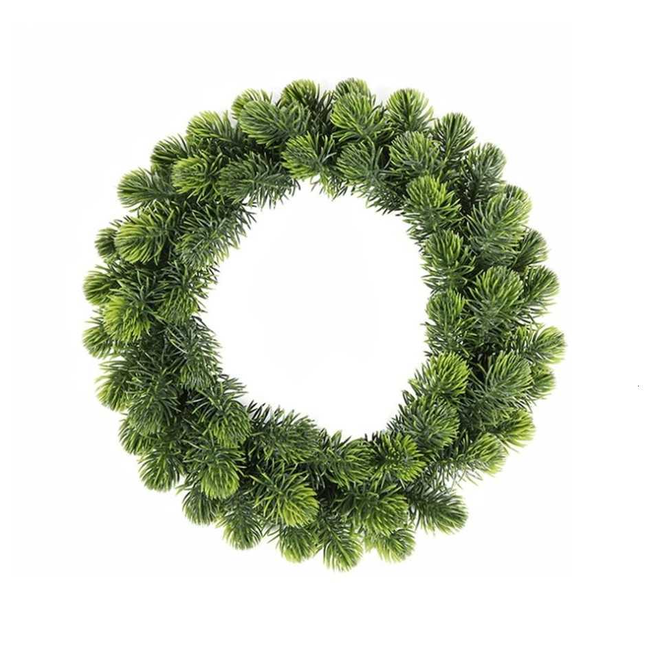 Artificial Christmas Decoration Festive Atmosphere Front Door Decor 20CM Artificial Wreath Flexible DecorationM251115