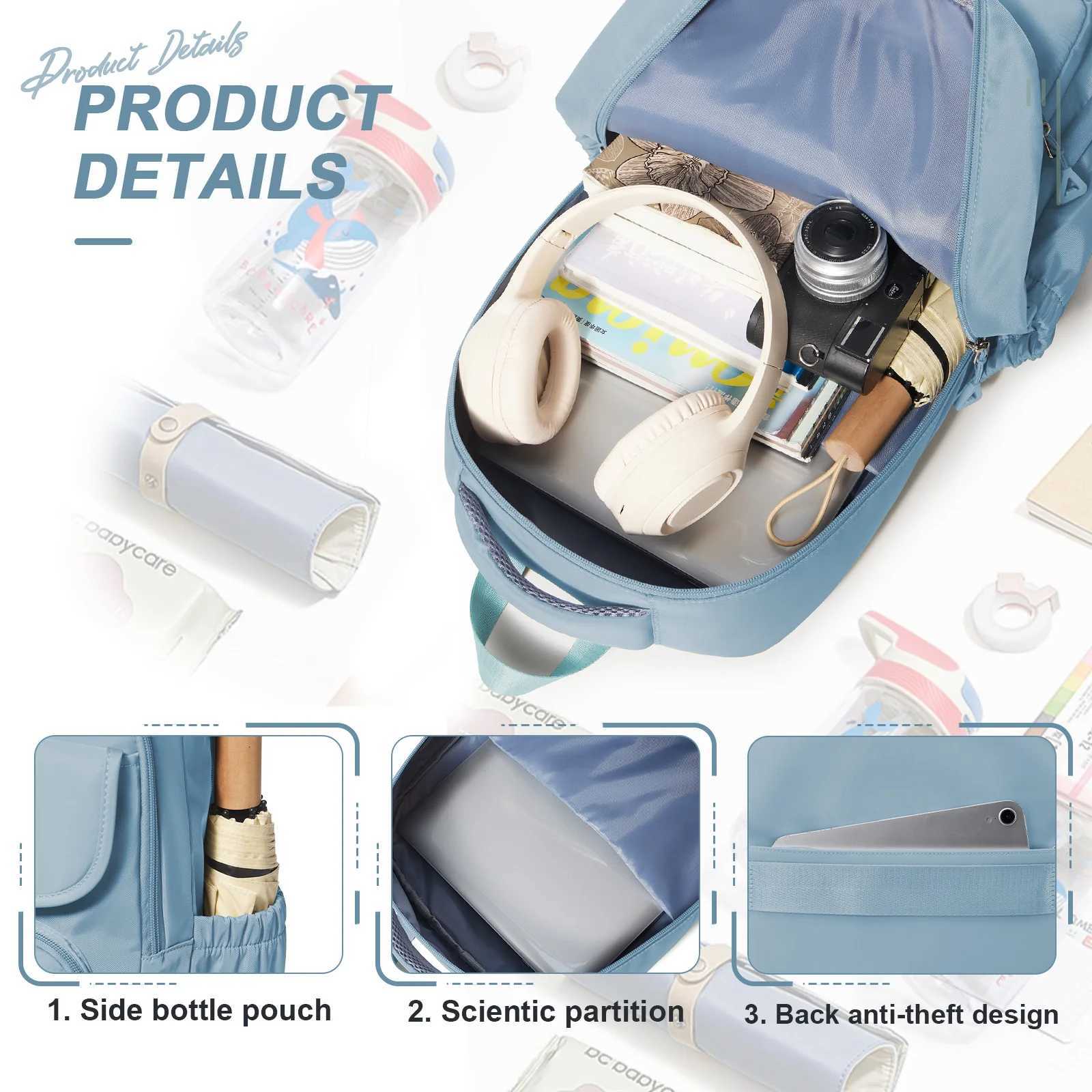 Female Fashion Schoolbag Waterproof Large Capacity School Bookbag Teens High School Girl Boys Casual Daypack Bag Travel BackpackW251114
