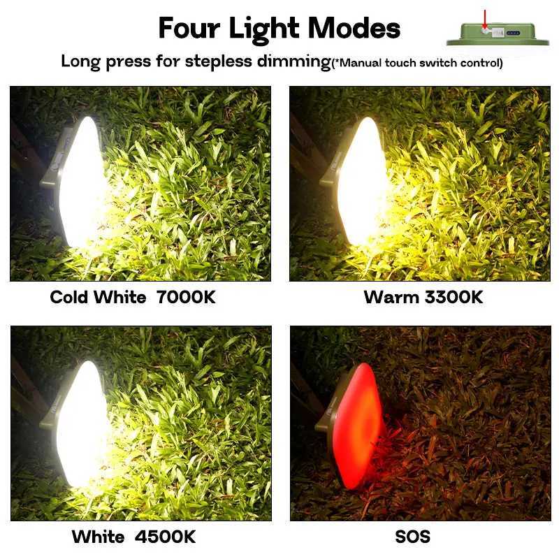 MOSLIGHTING Outdoor LED Camping Lights Charging Tent Lantern APP Graffiti Colorful Lights Night work light flashlight M251115