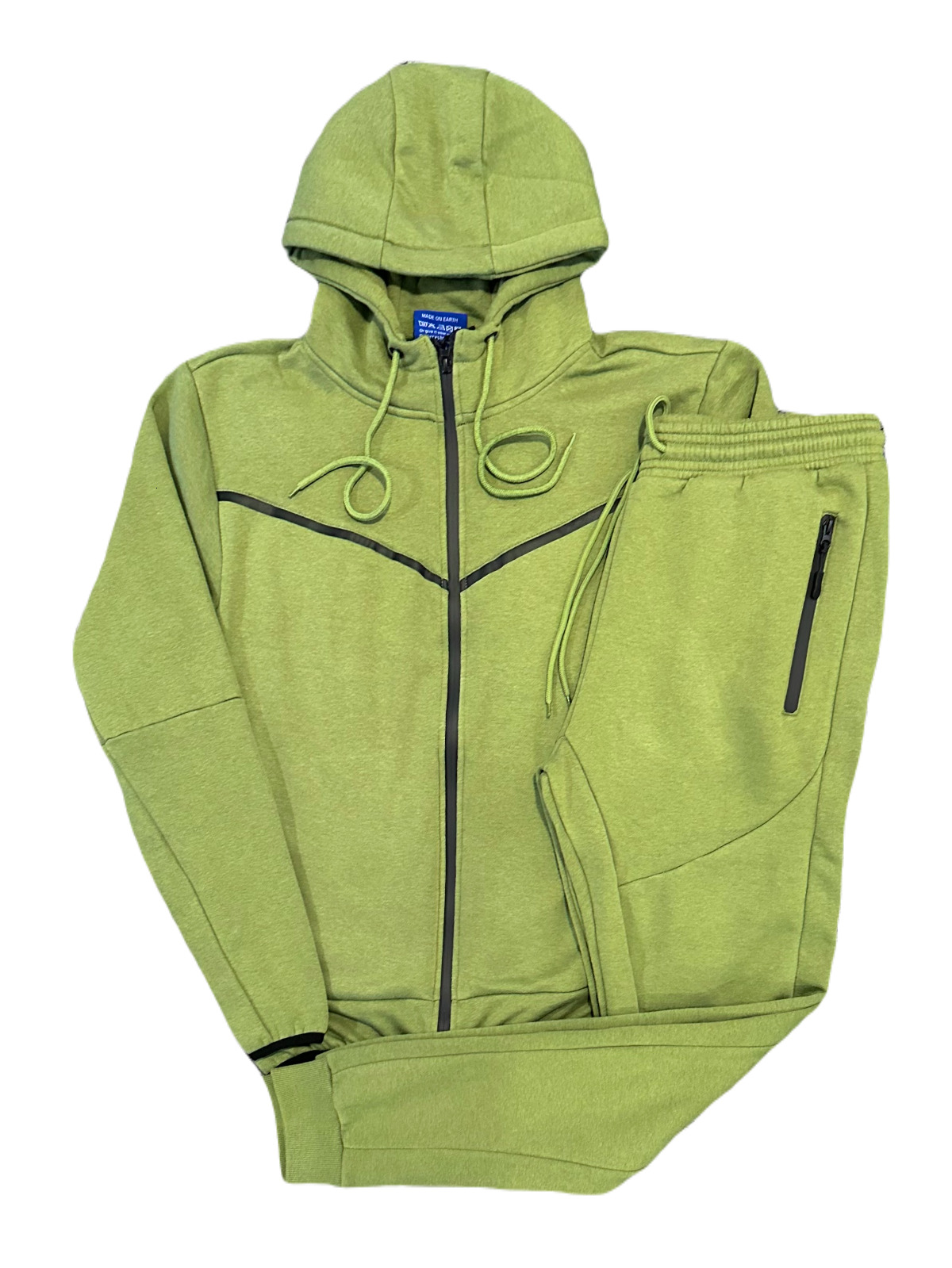 Tech Sweatsuit Men's Fleece Jogger Suit Warm Heavy Material