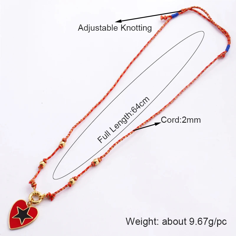 Bohemian style natural cotton rope long knot bead jewelry colorful woven rope sweater talisman party summer beach gift supplies 250408