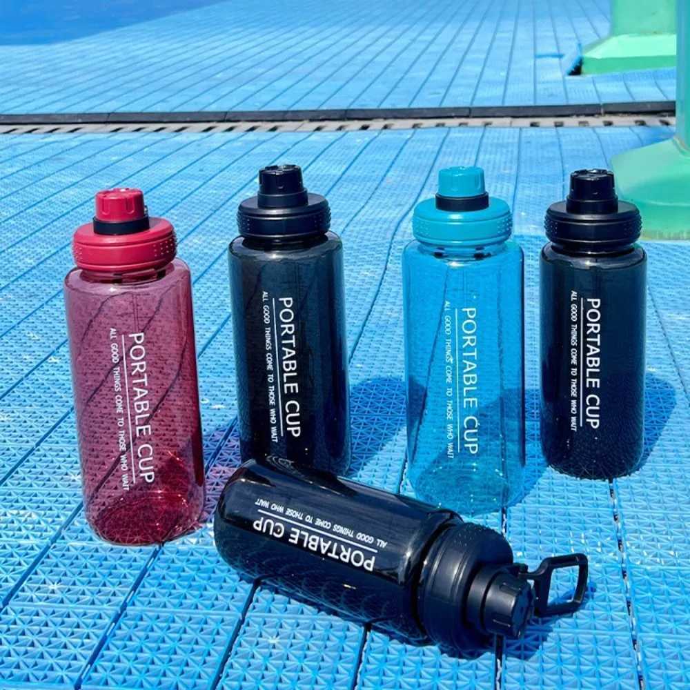1PC 1000ML Creative Space Cup Large Capacity Sports Water Bottle for Fitness Enthusiasts Easy Carry Hydration Shaker BottleW251114