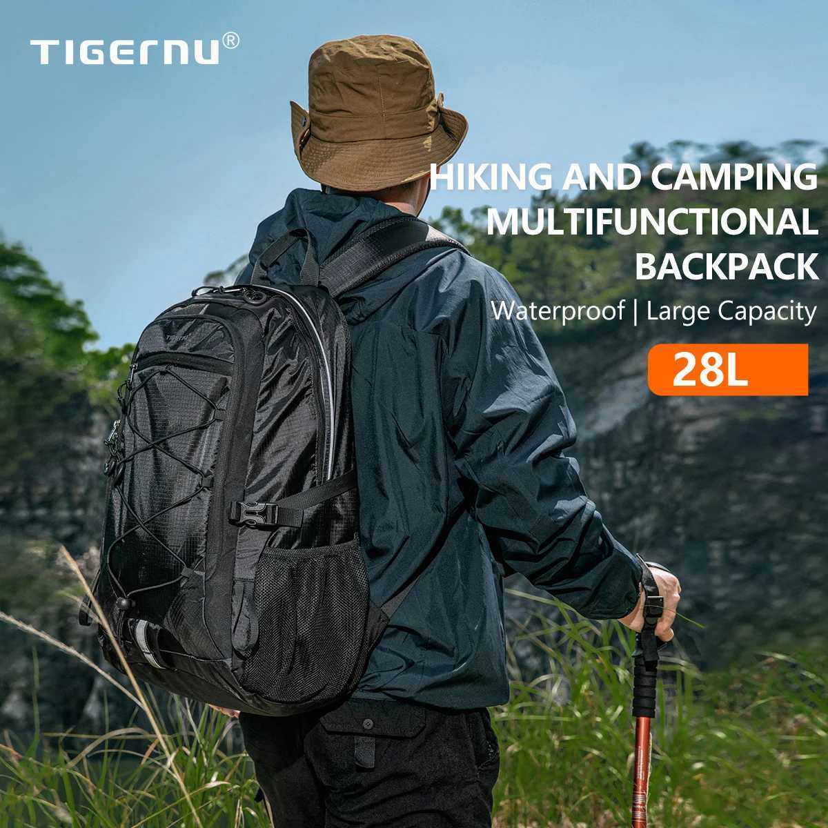 Tigernu Climbing Backpacks Men Outdoor Bag Waterproof Travel Backpack Women Light Sport Backpack Bag For Men Hiking Bag RucksackW251114