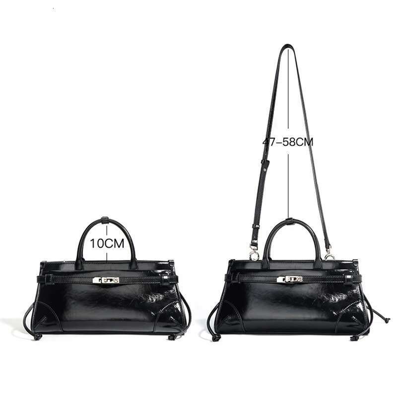 New Personalized Custom Gold-Plated Leather Women's Tote Bag Large Capacity Single-Shoulder Slant Straddle