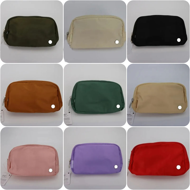 Men Women Outdoor Bags Waist Bag Gym Elastic Adjustable Strap Zipper Fanny pack