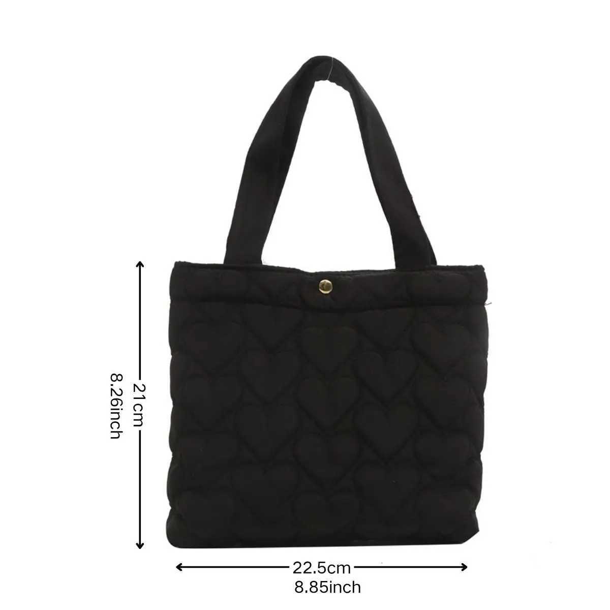 Large-Capacity Personalised Elegant Tote Bag Korean-Style Girlish Literary Solid-Colour Student Handbag Single-Shoulder BagW251115