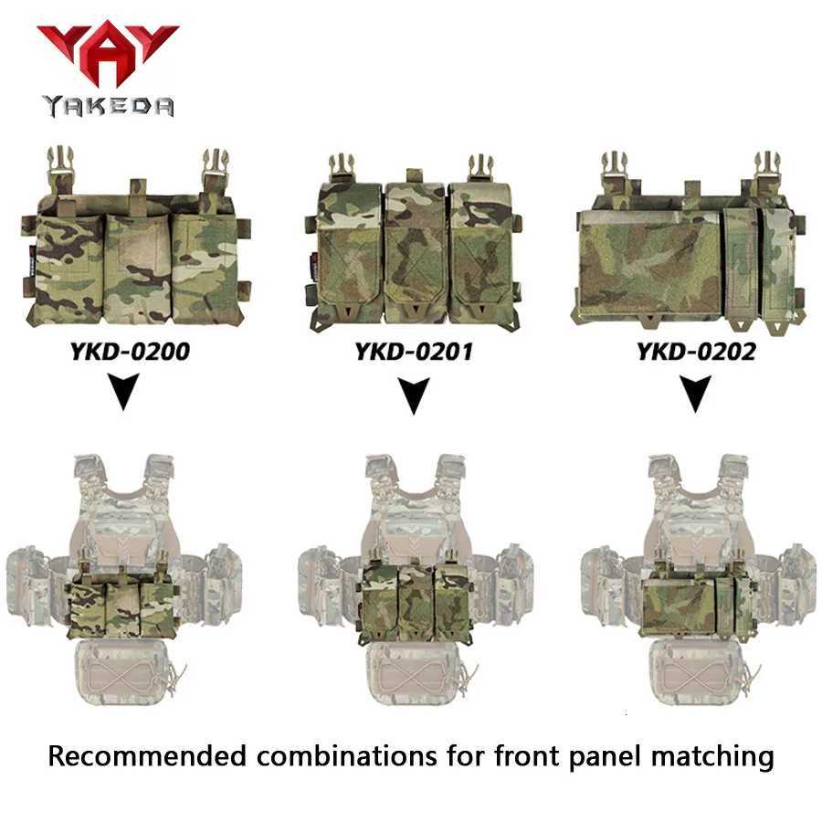 YAKEDA Camouflage Training Vest Outdoor CS Training Vest Multi-functional Vest XJ251114