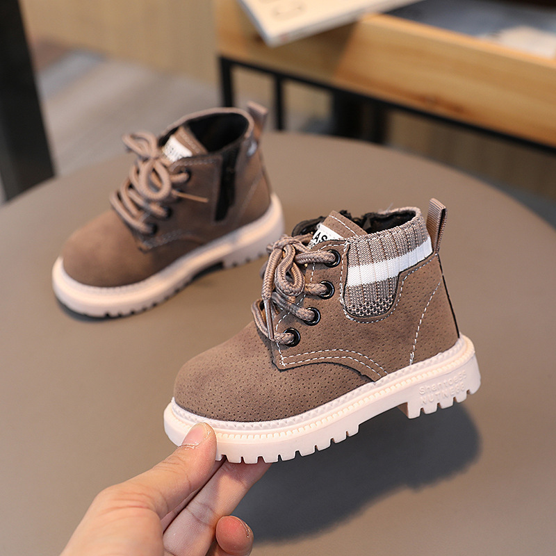 Boots Kids Genuine Leather Snow Baby Winter Sheepskin Fur Booties Girls Boys Waterproof Shoes Footwear 220921