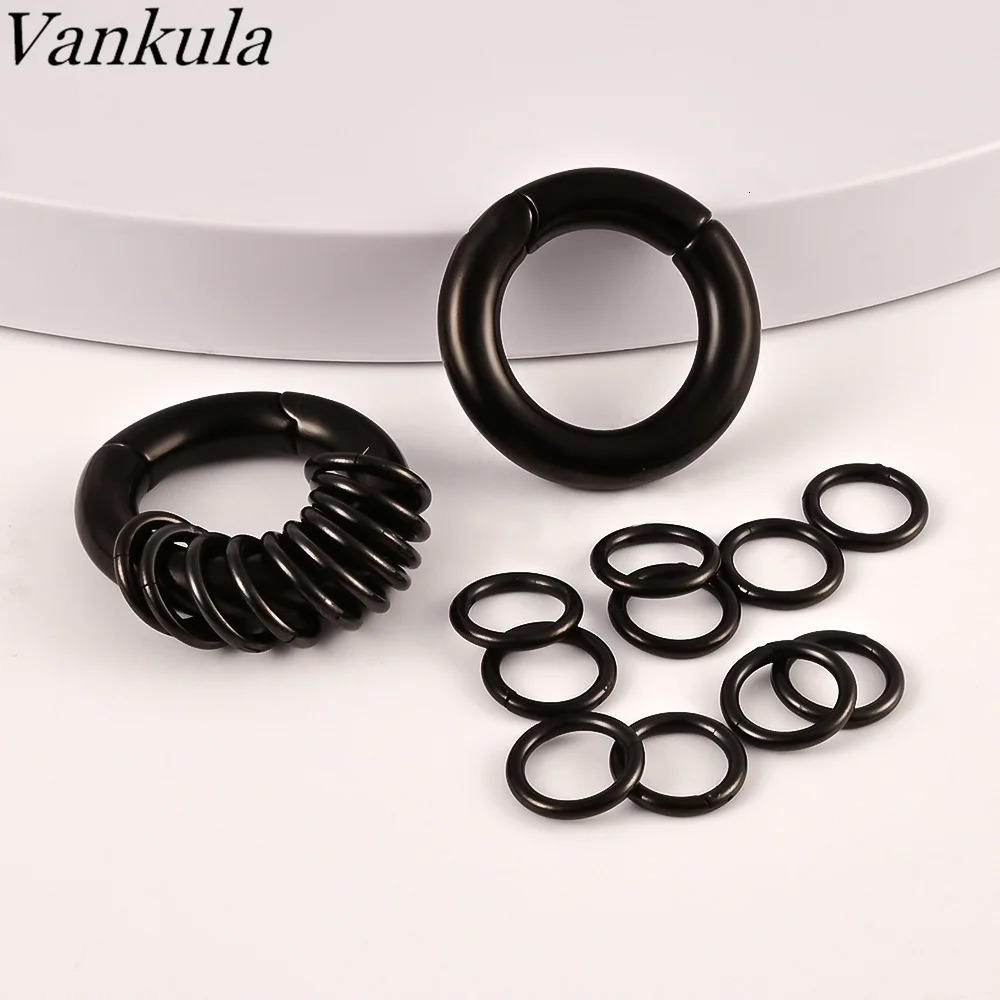 Vankula 2pcs 4-6mm Fashion Round Ear Weights Hangers Plugs Tunnel Expander Body Jewelry Piercing Ear Gauges Expander 250408