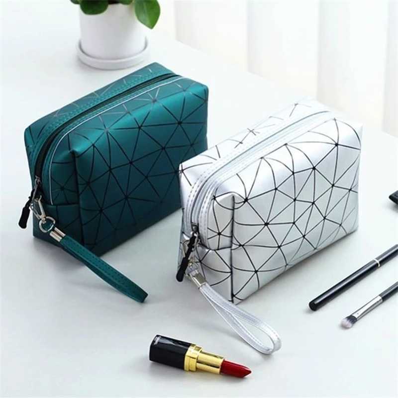 PU Fi Womens Toilet Bag Korean Cosmetics Storage Organizer Wbag Womens Travel Cosmetics Shell BagXJ250415