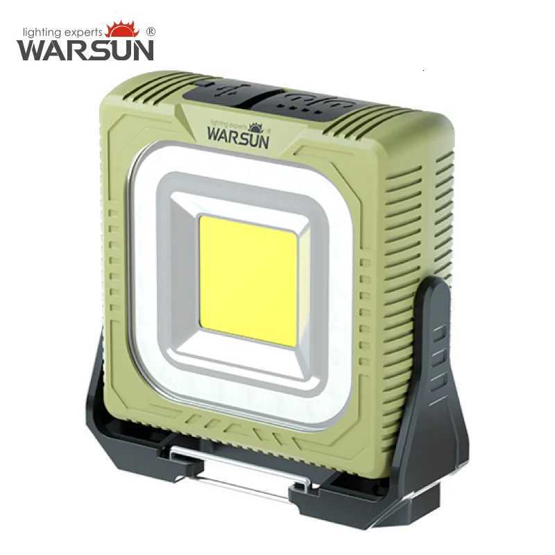 WARSUN G600 1000lm Rechargeable COB LED Work Light Portable Camping Lantern with Emergency Red Warning Light M251115