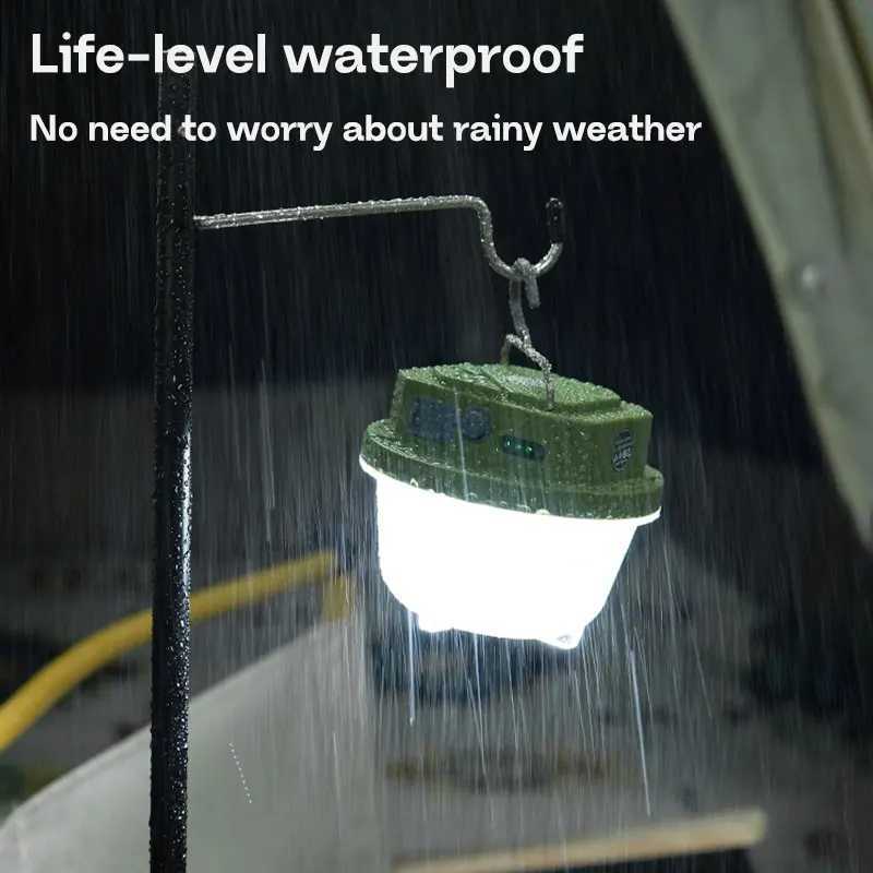 MOSLIGHTING 15W Power Camping Lantern Tent Lamp USB Rechargeable Portable Flashlight Camping Light Outdoor Hiking Night Lighting M251115