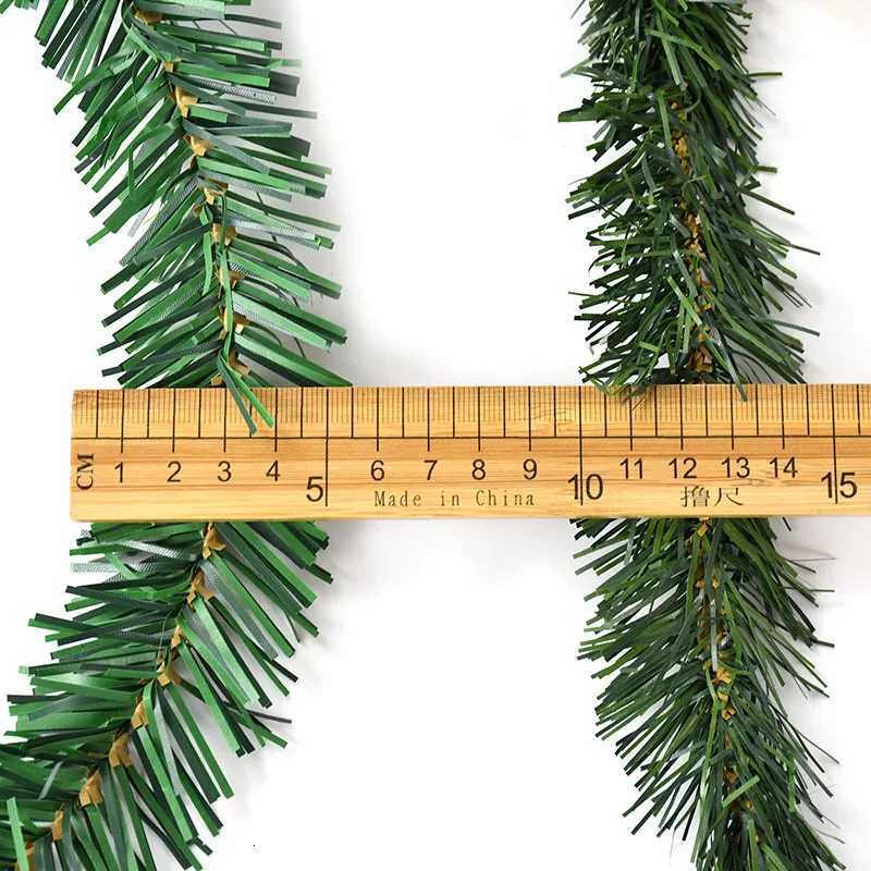 55m Pine Christmas Garland Decorative Green Artificial Xmas Tree Rattan Banner Party Plastic Pendant Tinsel Hanging DecorationM251115