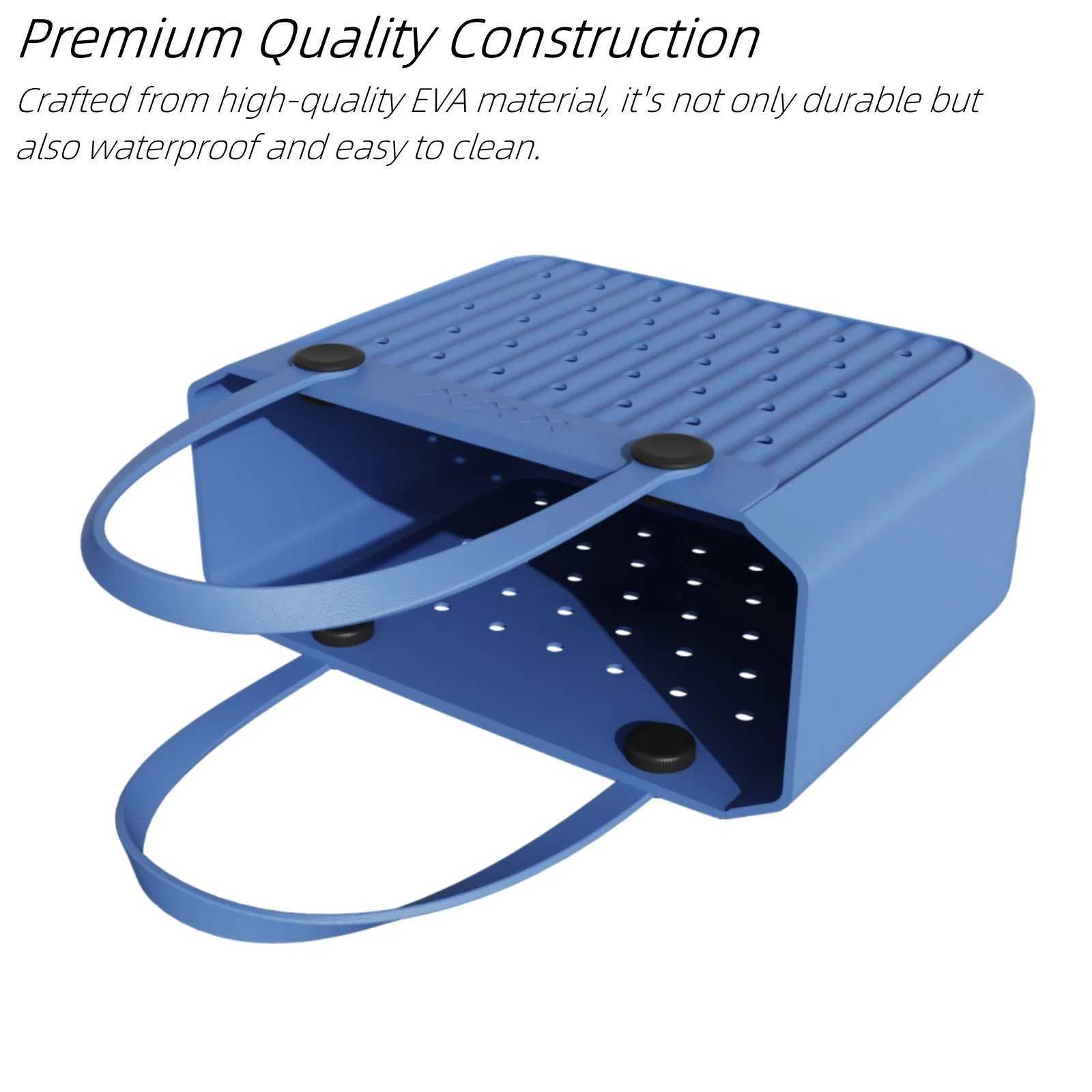 KBTWEILING Beach Handbag Large Travel Bag Womens Washable Outdoor Handbag Rubber EVA Bag for Beach Lake Swimming Pool W250415