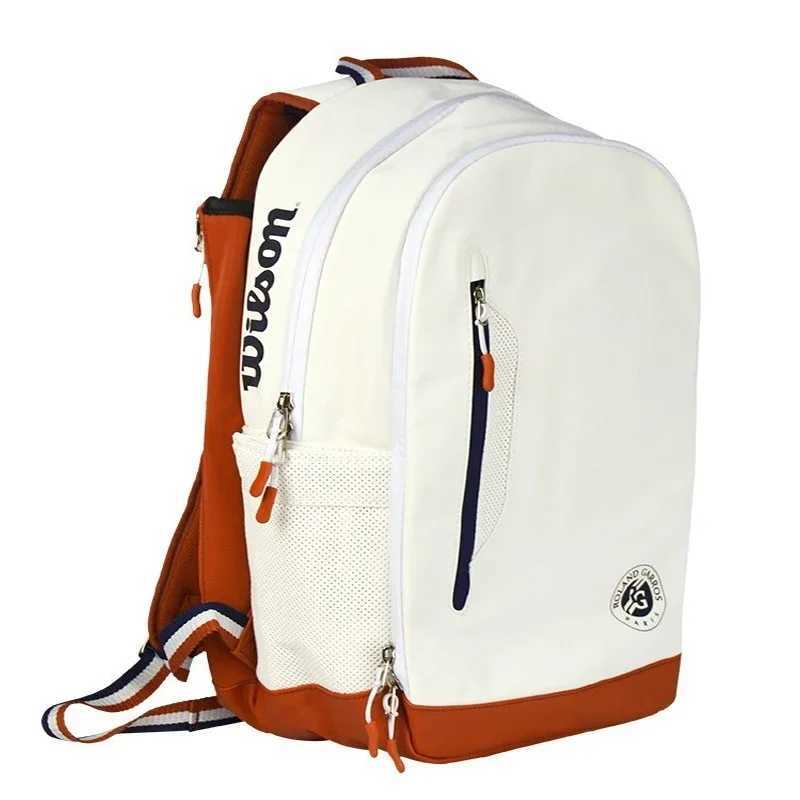 Wilson Roland Garros - Clay Tennis Bag 2-Racket Max Backpack with Commemorative Parts for the French Open students backpack