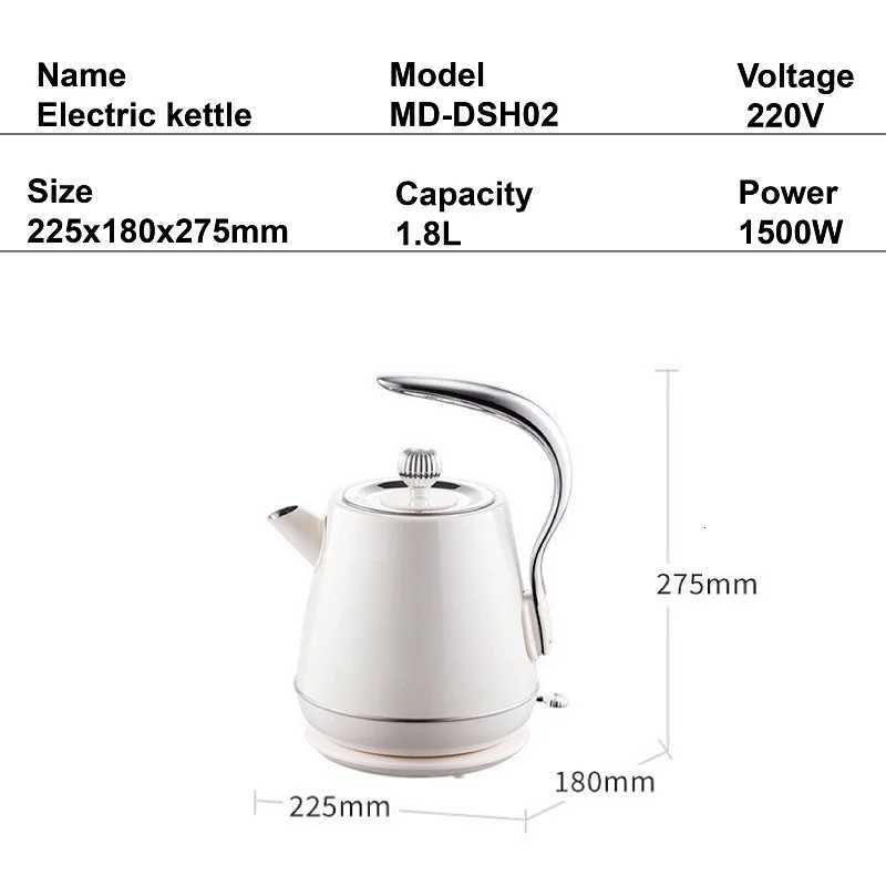 18L Electric Kettle Home 304 Stainless Steel Quick Kettle Teapot Automatic Heat Preservation Kettle Automatic Power-off 1500W Y251114