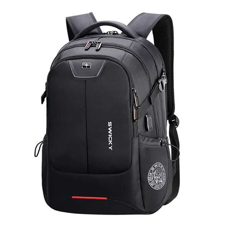 Mens 156173Laptop Backpack USB Port Backpack Travel Backpack Men School Bag Waterproof Anti Theft Backpacks Pack MochilaW251114