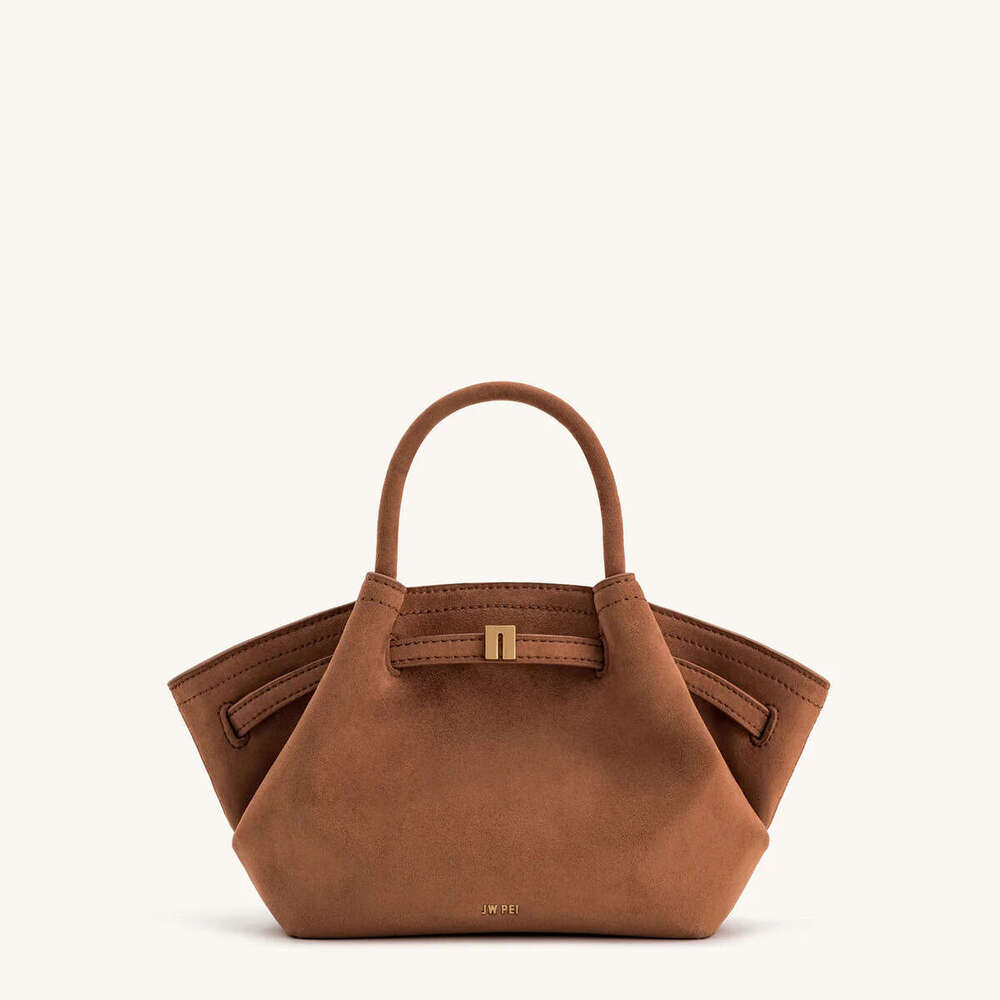 Mm Women's Bags JWPEI Dumpling Bun Premium Autumn/Winter Edition Suede Commuter Large Capacity Handheld Single Shoulder Tote Bag