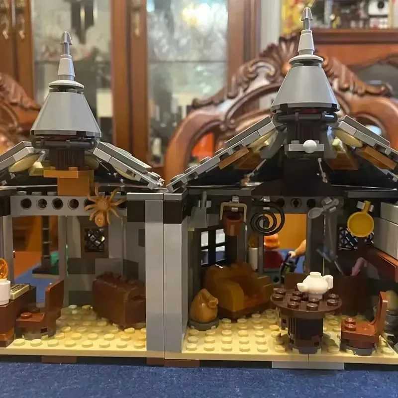 Hagrid Cabin Buckbeak Rescue 496 pieces 75947 building block set for boys and girls childrens toys adult birthday gifts M250415