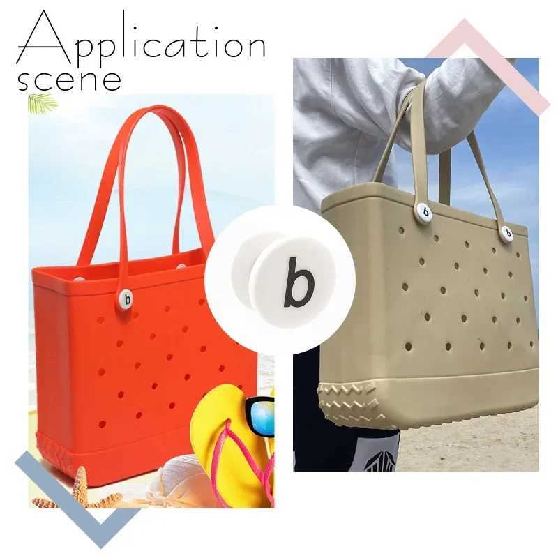 Replace Borg bag button accessories EVA rubber beach storage basket plastic standard button jelly Borg bag accessories W250415