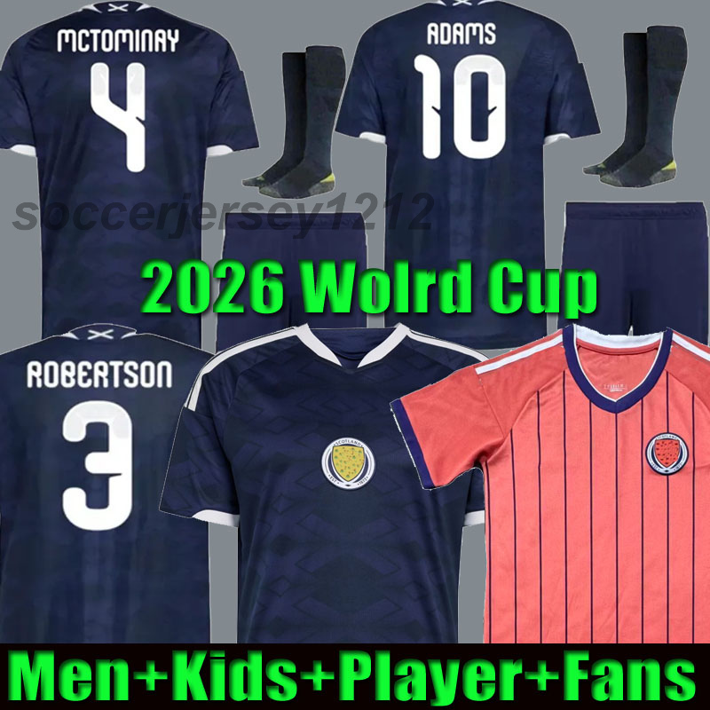 2026 SCoTlaNd World Cup Soccer Jersey 25 26 27 ScoTTisH MCGINN Football Shirt Kids Kit Set player fans 150 Years Anniversary Men 2025 ROBERTSON FARSER Adams CHRISTIE