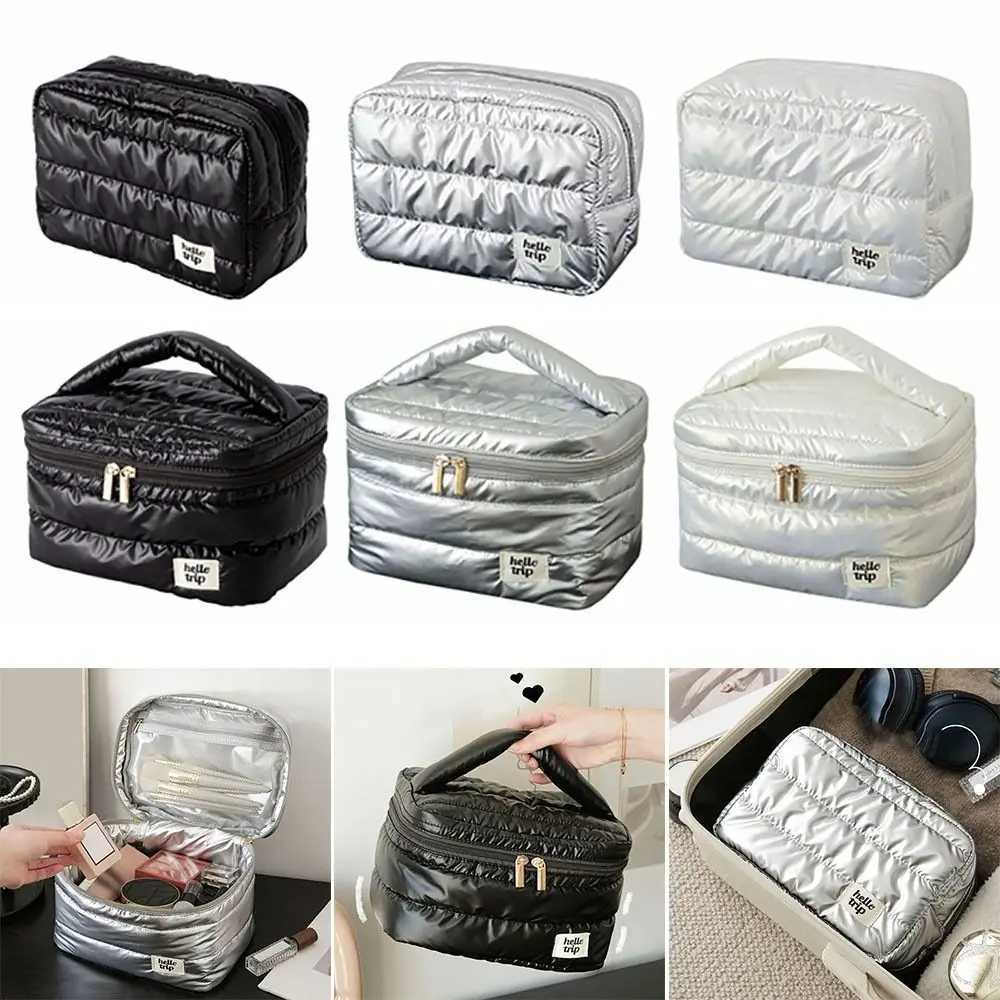 High quality large capacity makeup bag travel organizer multifunctional storage toilet bag portable makeup bagXJ250415