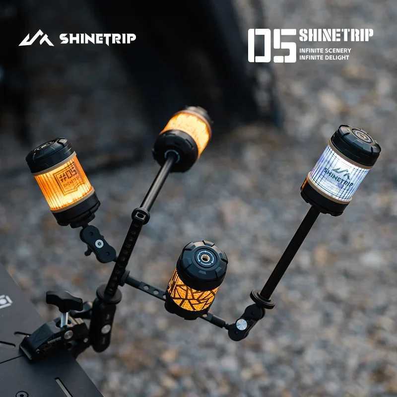 ShineTrip 38 light USB Rechargeable Camping Lanterns Rotatable bottom Infinite dimming 1000mAh Mini LED Flashlights M251115