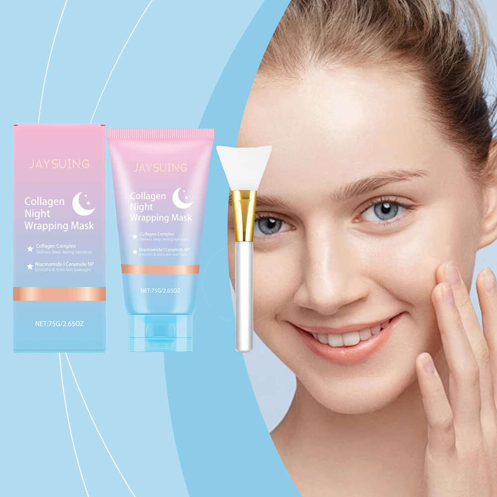 Jaysuing Collagen Nighttime Cleansing Exfoliating Moisturizing Oil Control Nourishing Skin Peel-off Mask