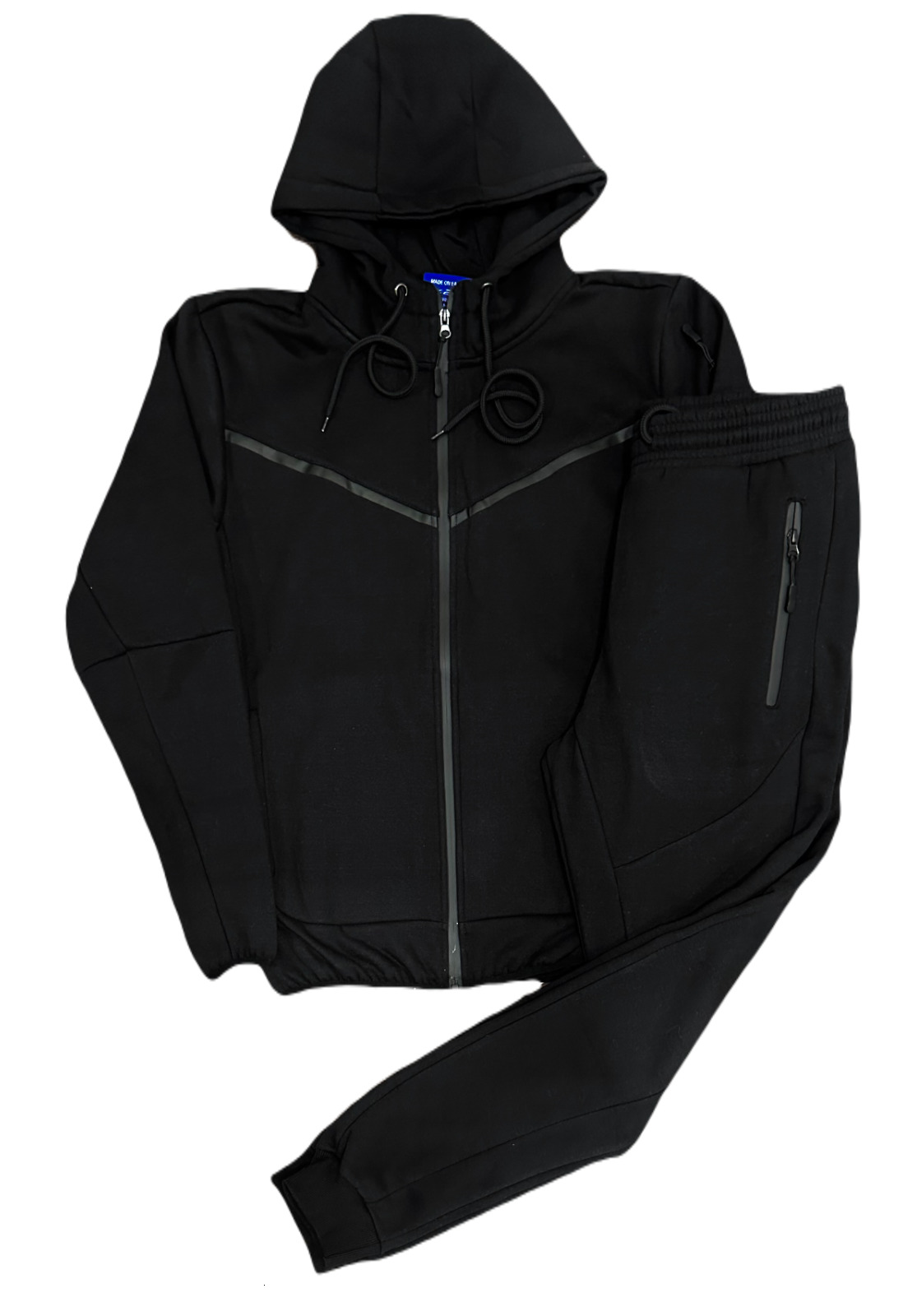 Tech Sweatsuit Men's Fleece Jogger Suit Warm Heavy Material