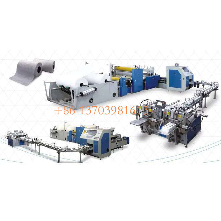 Yugong Automatic Single Toilet Paper Wrapping Machine Toilet Tissue Paper Roll Production Machine