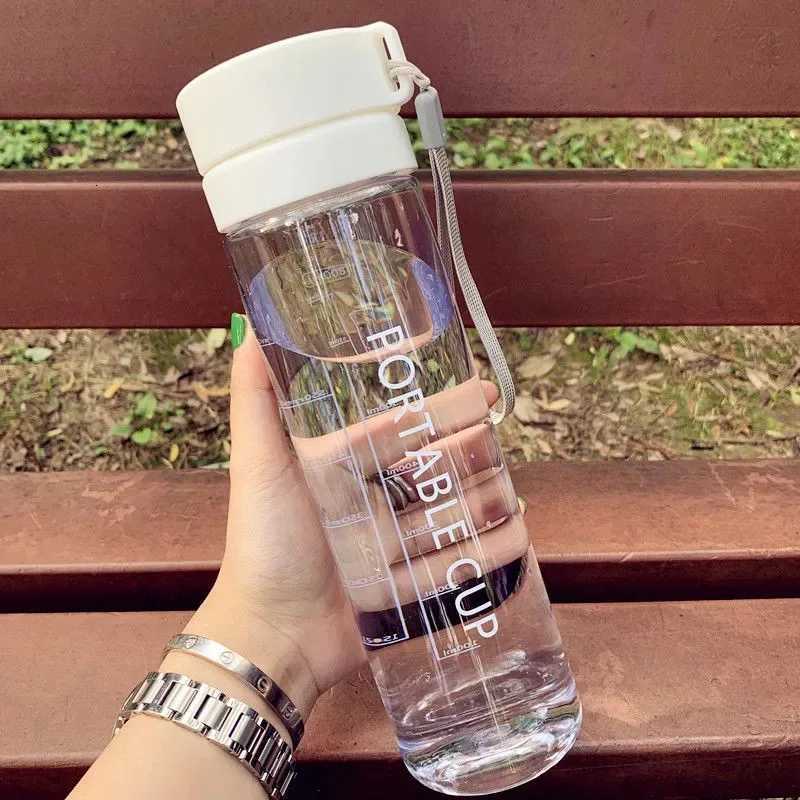 Newest Water Bottle Large 800ML Portable Outdoor Sport Safety Solid PC Plastic Tea Coffee Cup Birth Gift Men Couple DrinkingW251114