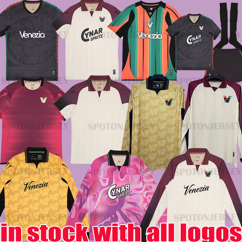 2025 2026 Venezia fc soccer Jerseys FC 2025 2026 Black jersey football shirt Jersey de Venezia kit goalkeeper maglie calcio Venezia jersey