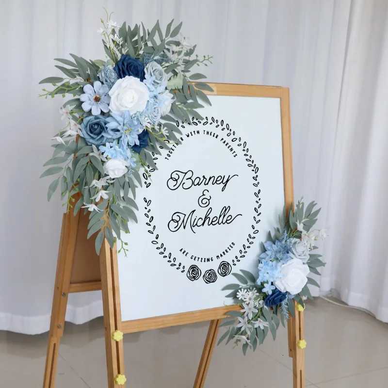 s New Wedding Welcome Card Flower Birthday Party Sign Decoration Flower Wedding Arch Flower Decoration ExportM251115