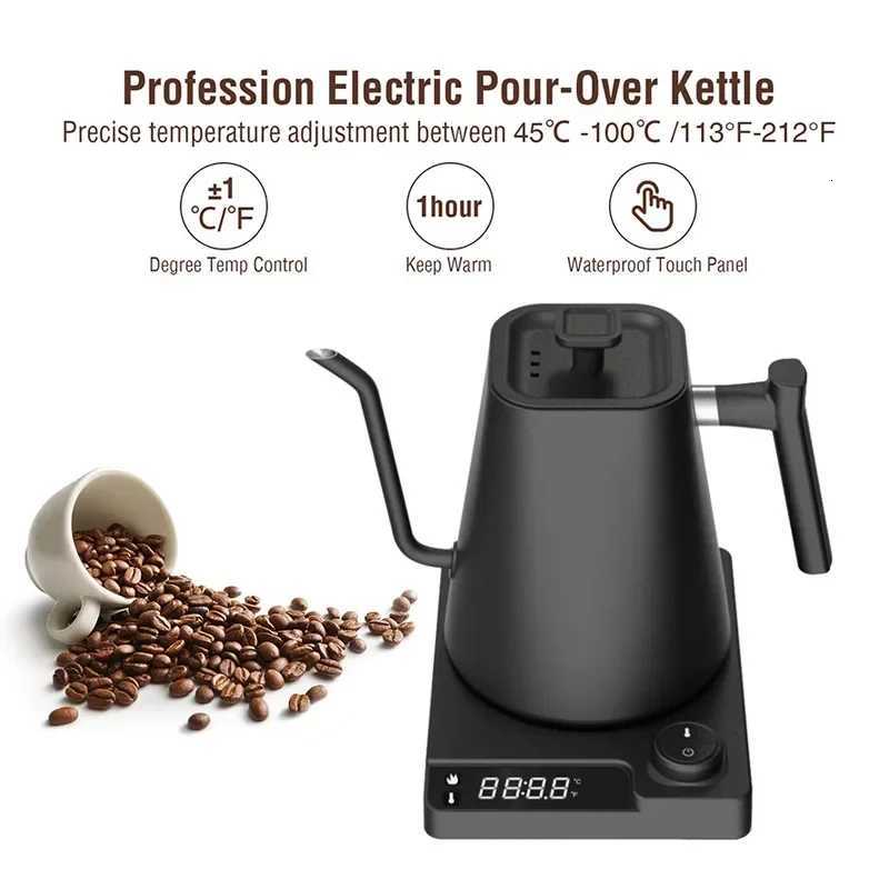 1200W Gooseneck Electric Kettle with Temperature Control Electric Kettle for Coffee and Tea Kettle Coffee Pot 110v/220v Y251114