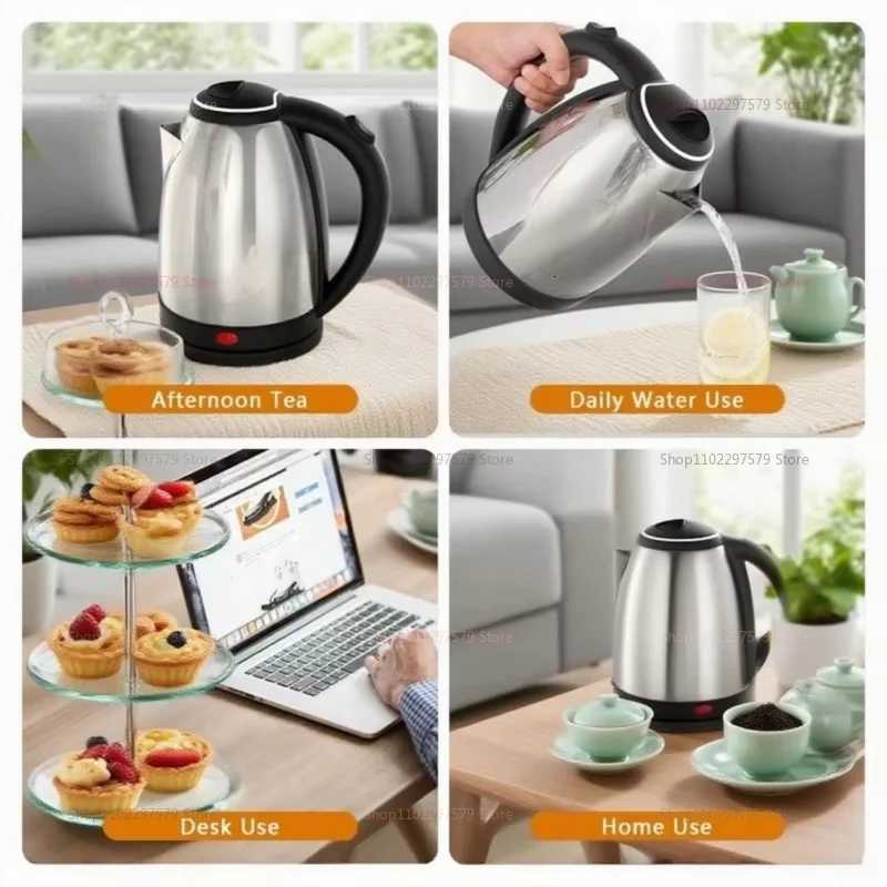 20L Electric Kettle Stainless Steel Portable Fast Boil Portable Large Capacity Water Practical Electric Kettle For Kitchen Y251114