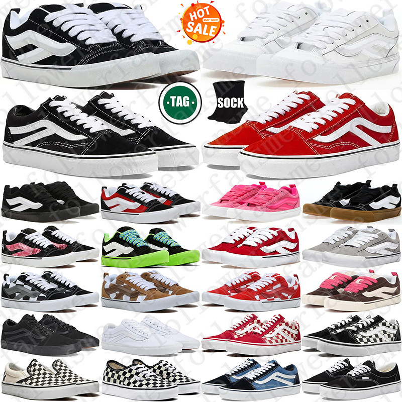 Free Shipping Designer knu skool vanes sneakers Shoes chaussure for mens womens men trainers scarpe Plate-forme top discount
