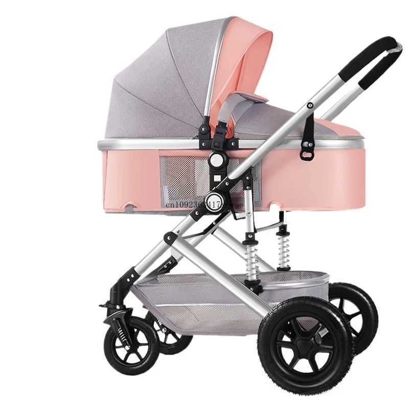 Sunscreen and Warm Sitting and Lying Portable Cart Folding Bidirectional Shock Absorption Four Seasons Four Wheel Yoyo Cart X250415