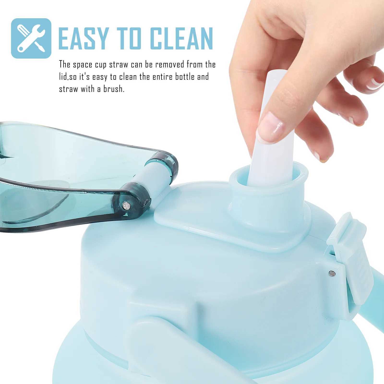 Outdoor Sports Water Bottle 600Ml Large Capacity Portable Drinking Cup For Juice Fruit Tea Heat-Resistant Plastic BeverageW251114