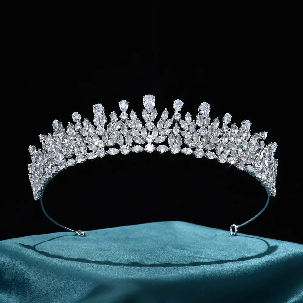 Bride Crowns For Wedding Headpieces Princess Bridal Headband Tiaras Crown For Quinceanera Women Diadem Prom Headdress 250414
