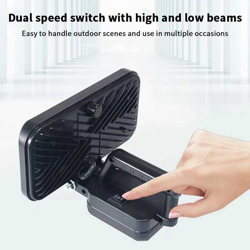 1/2 Set Lithium Battery Portable LED Spotlight Ideal for Work Camping and Emergency Situations M251115