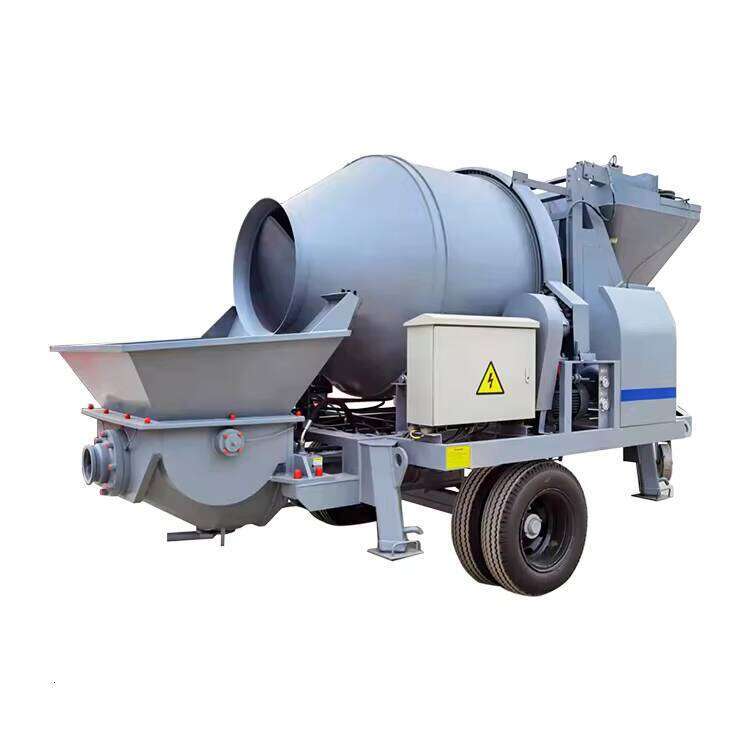 New Mixer Concrete Pump Trailer Concrete Mixer with Pump Portable Mini Concrete Pump Machine