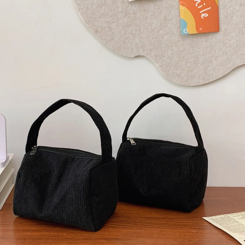 1 piece womens shoulder bag Corduroy casual handbag single shoulder cross body bag womens shoulder bag large capacity Pillow bag 250410