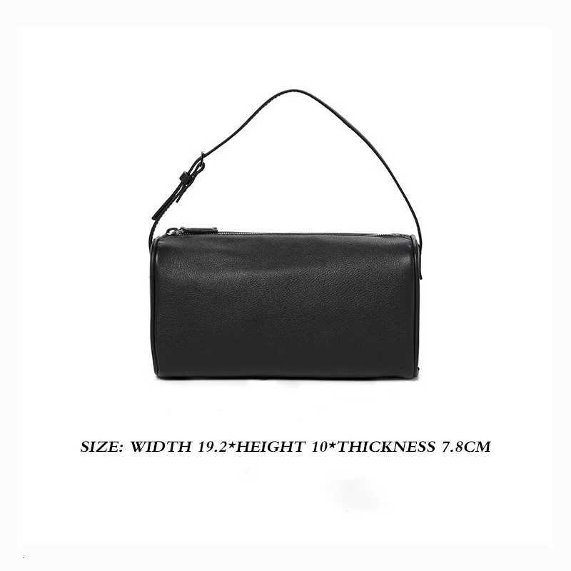 XiYuShi Retro Cowhide Pen Holder Bag Casual Mini Handbag Temperament Fashion Autumn and Winter Single Shoulder Underarm BagW251115