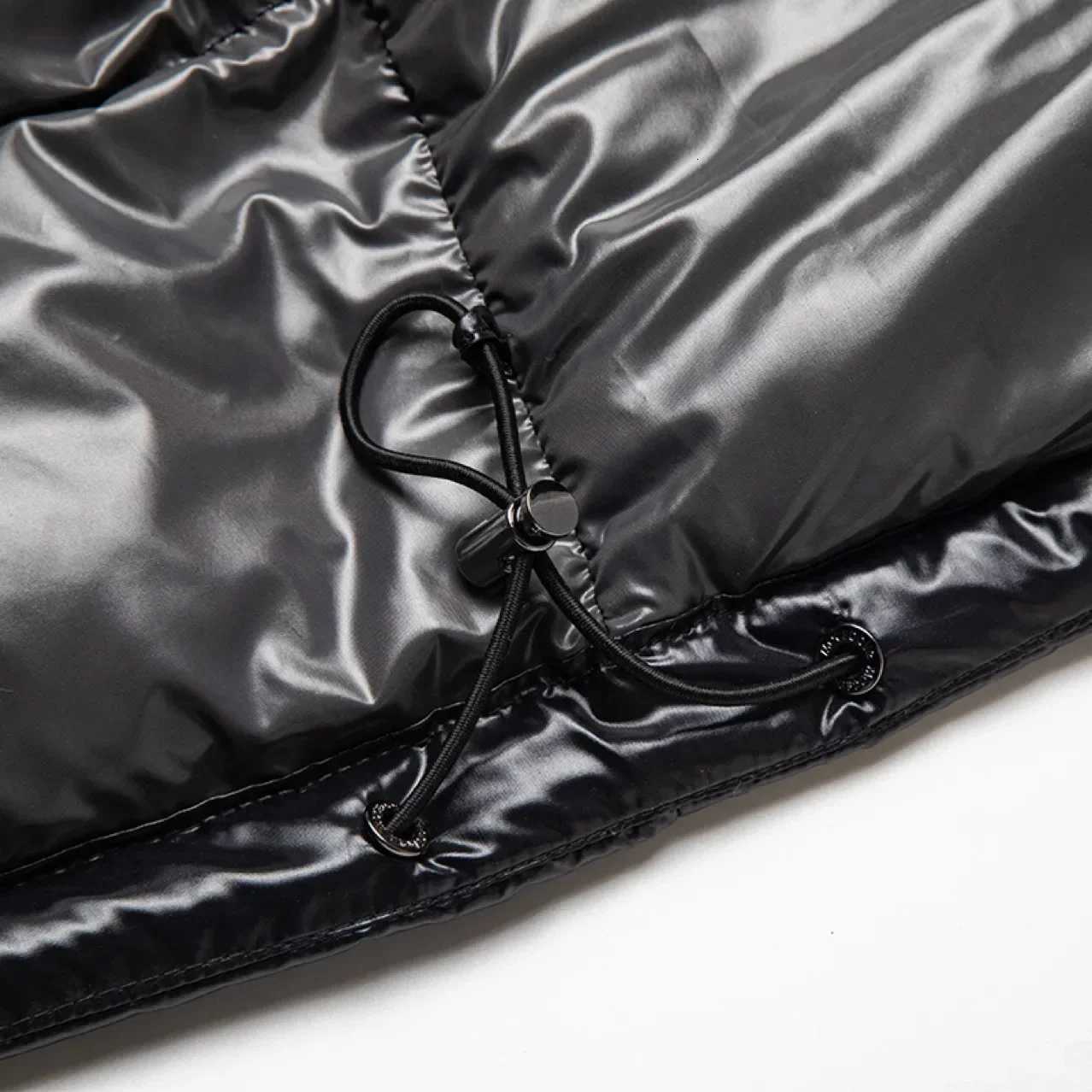 THiCKen Outdoor Tops Down Coats Mens Windproof Parka Warm Puffer Winter Hooded Shiny Casual White DuCK Down JaCKetsW251115