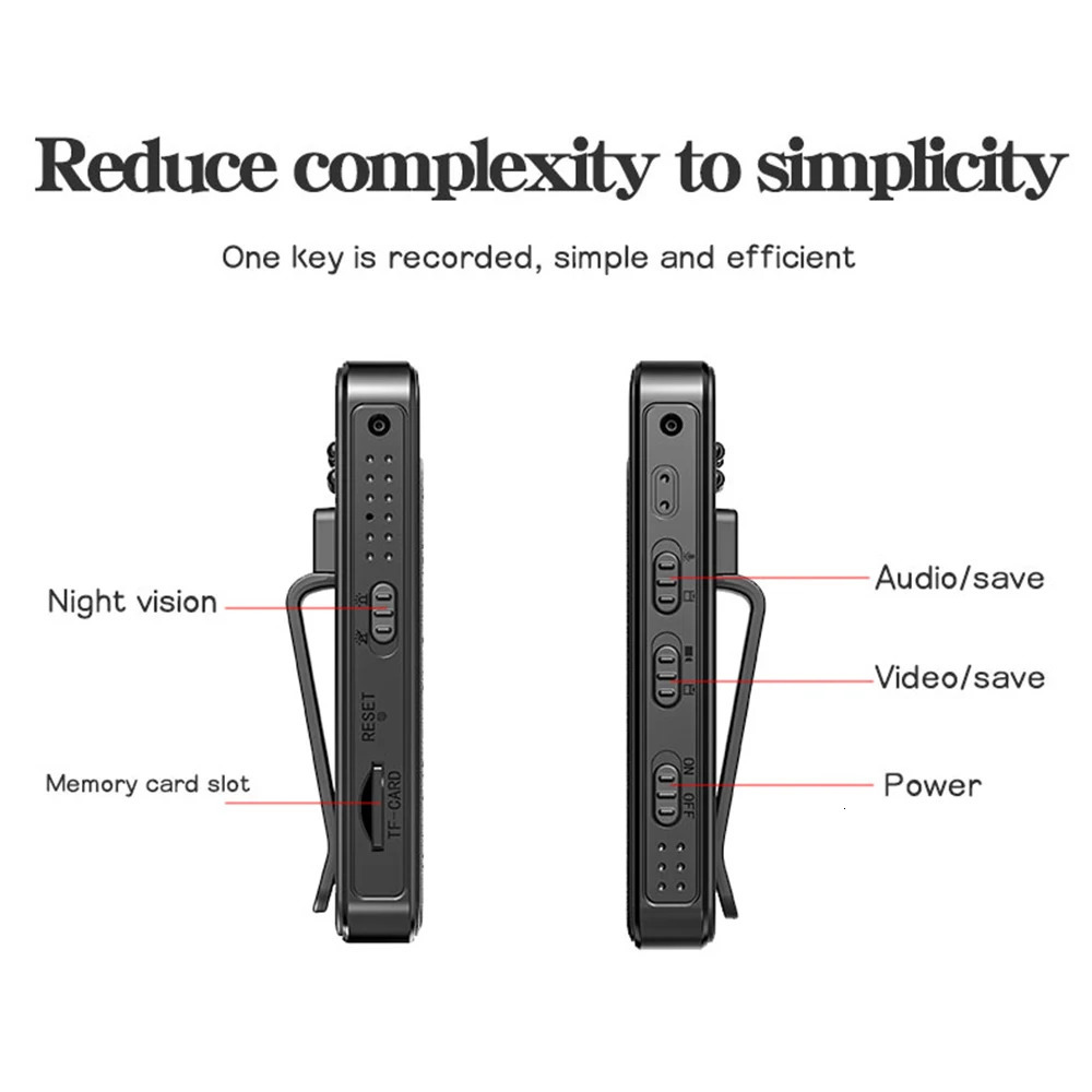 High definition 1080P mini portable camera small digital video recorder infrared night vision surveillance 250408